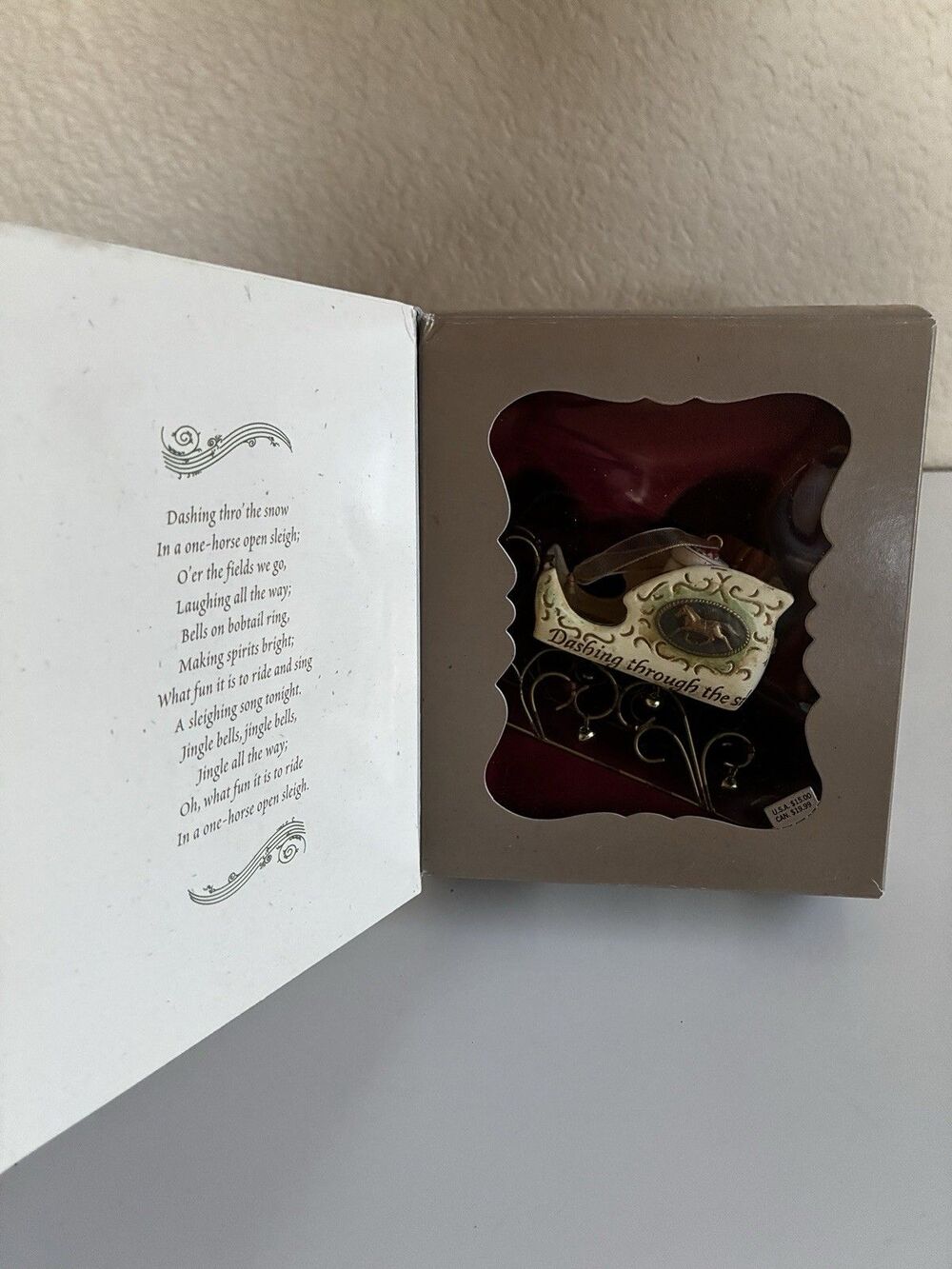 Hallmark Keepsake Ornament - Yuletide Harmony Jingle Bells Sleigh- with Box 2006